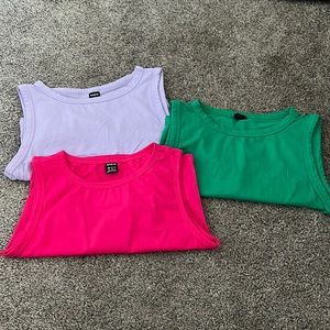 3 piece shein tanks
